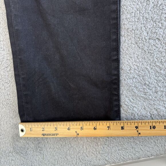 Banana Republic Jeans Mens 36x33 Black Slim Fit Traveler Denim Straight Leg‎ - Picture 7 of 11